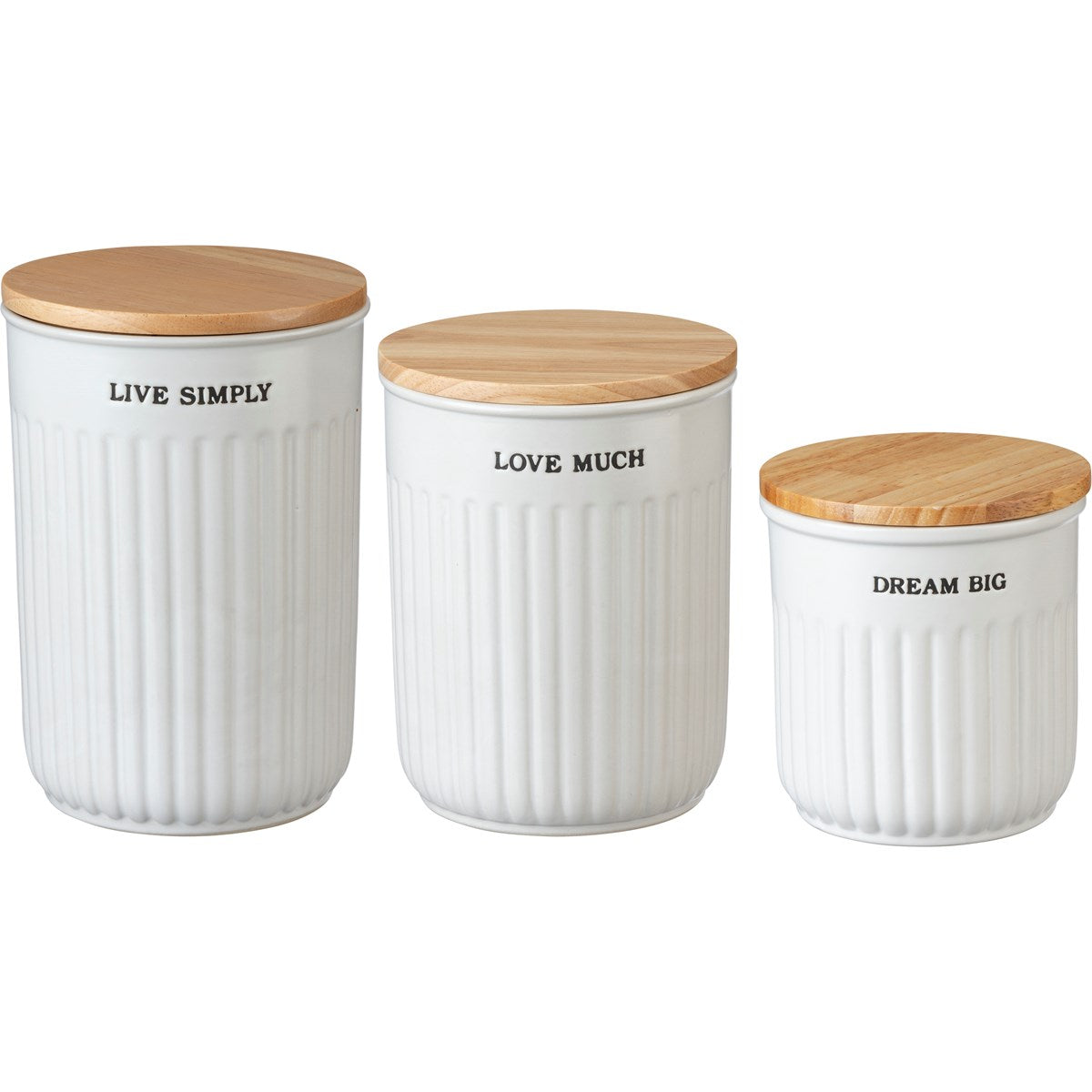 Canister Set - Round - Dream Big