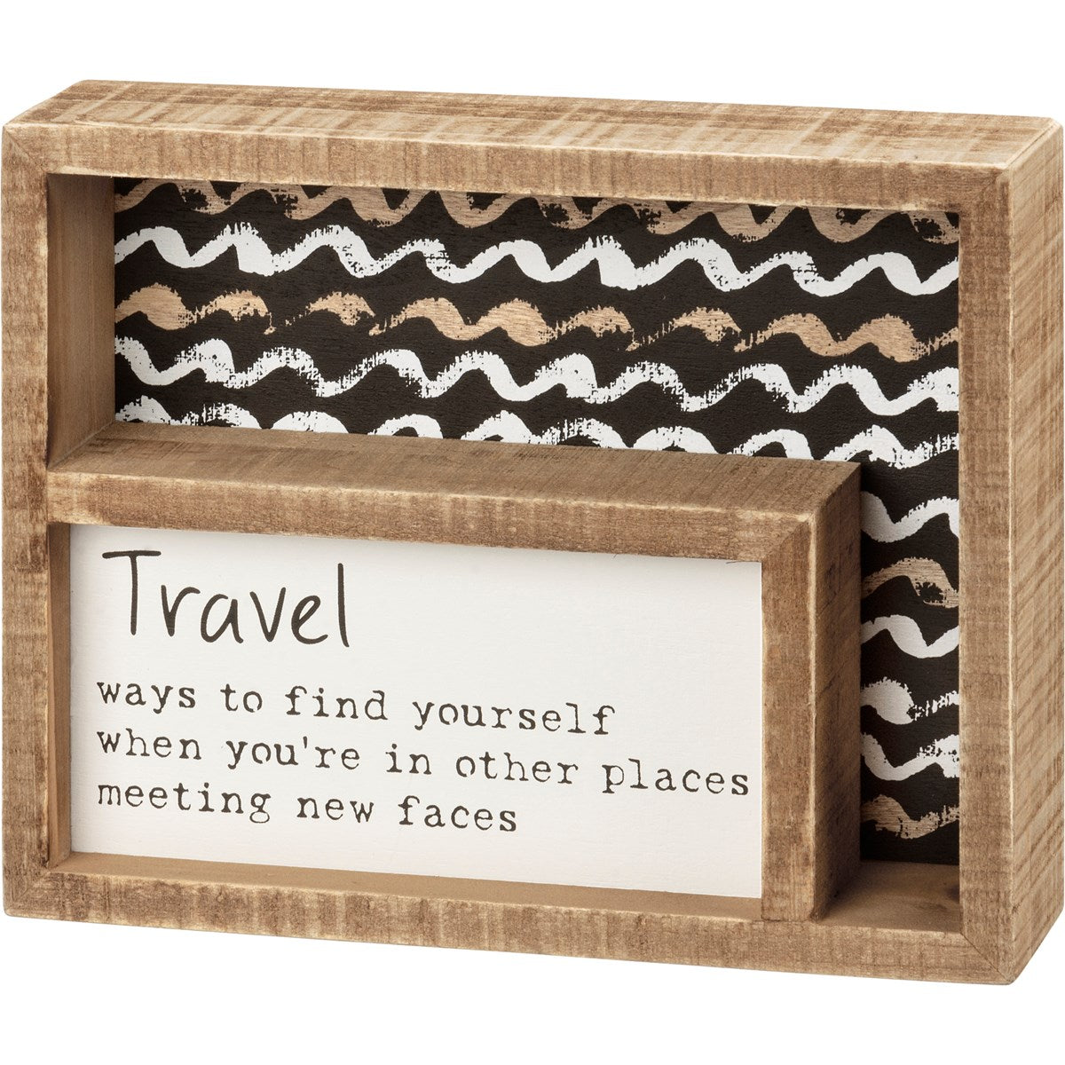 Travel Ways To Find Yourself Inset Box Sign