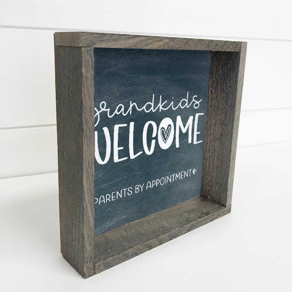 Grandkids Welcome Sign