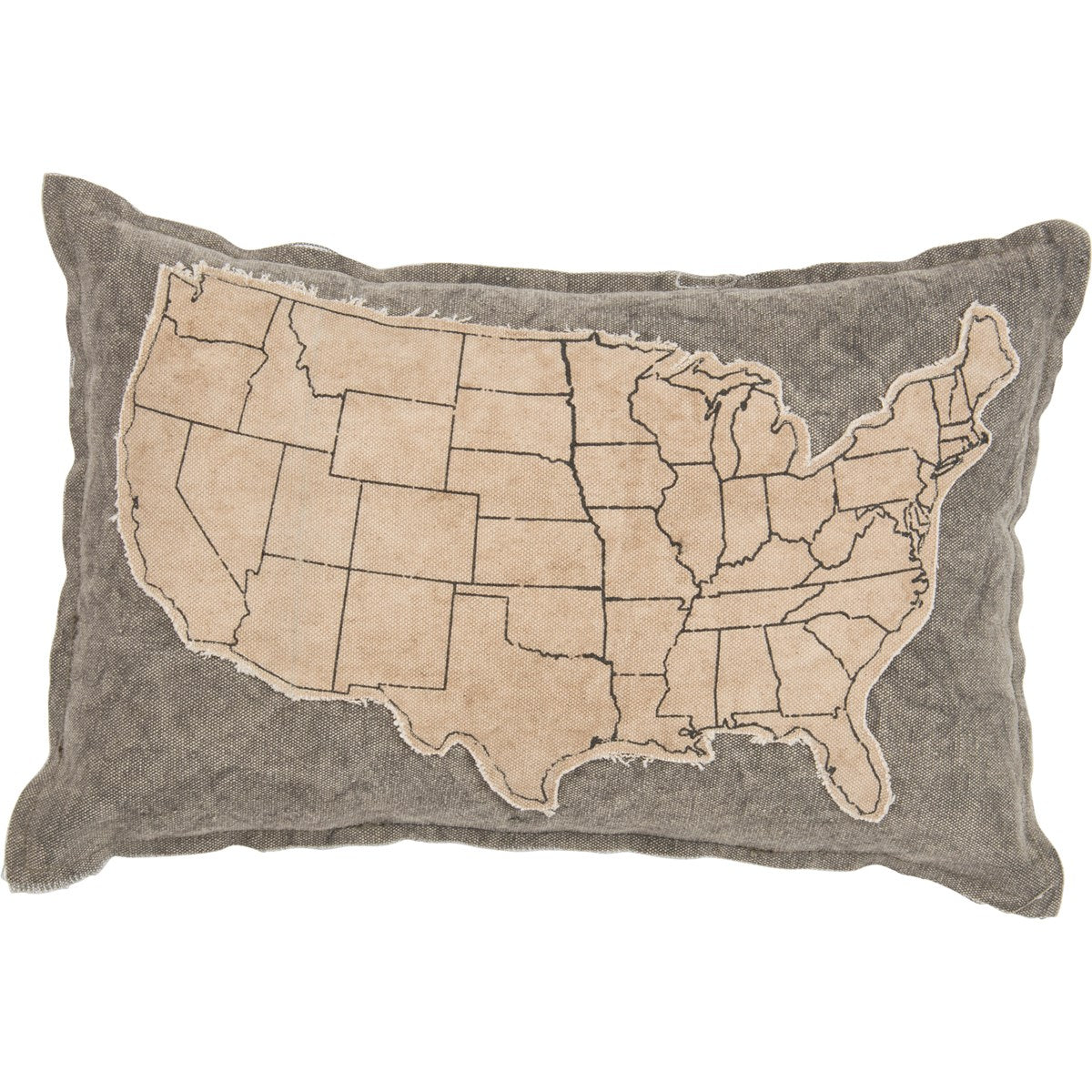 USA Map Pillow