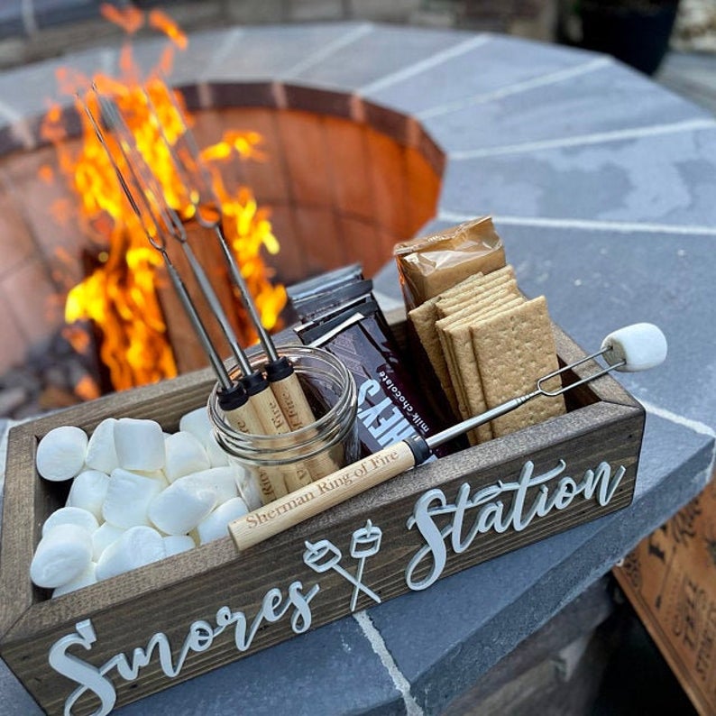 3D Smores Station Box - Smores Box - Camping Station
