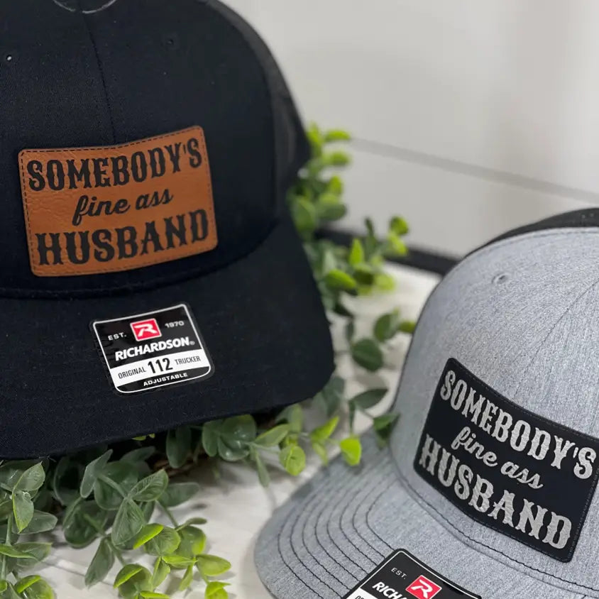 Somebody's Fine A** Husband Patch Trucker Hat
