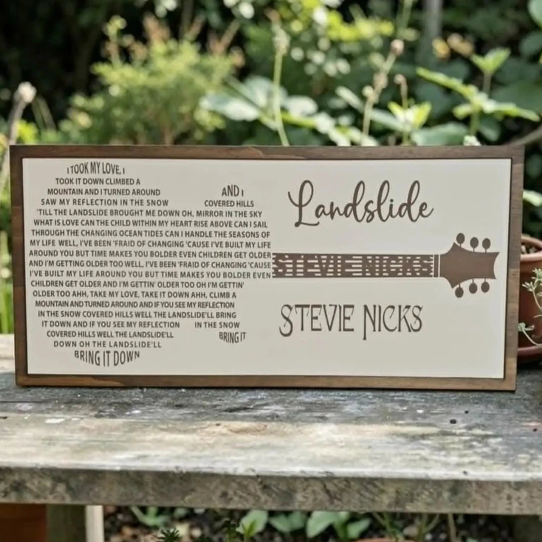 Stevie Nicks Landslide Lyrics Sign