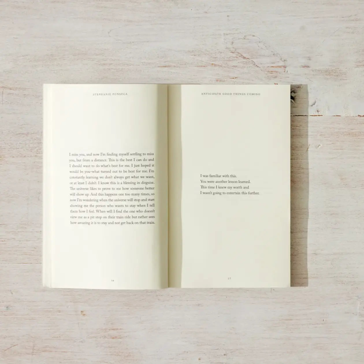 Anticipate Good Things Coming - Book