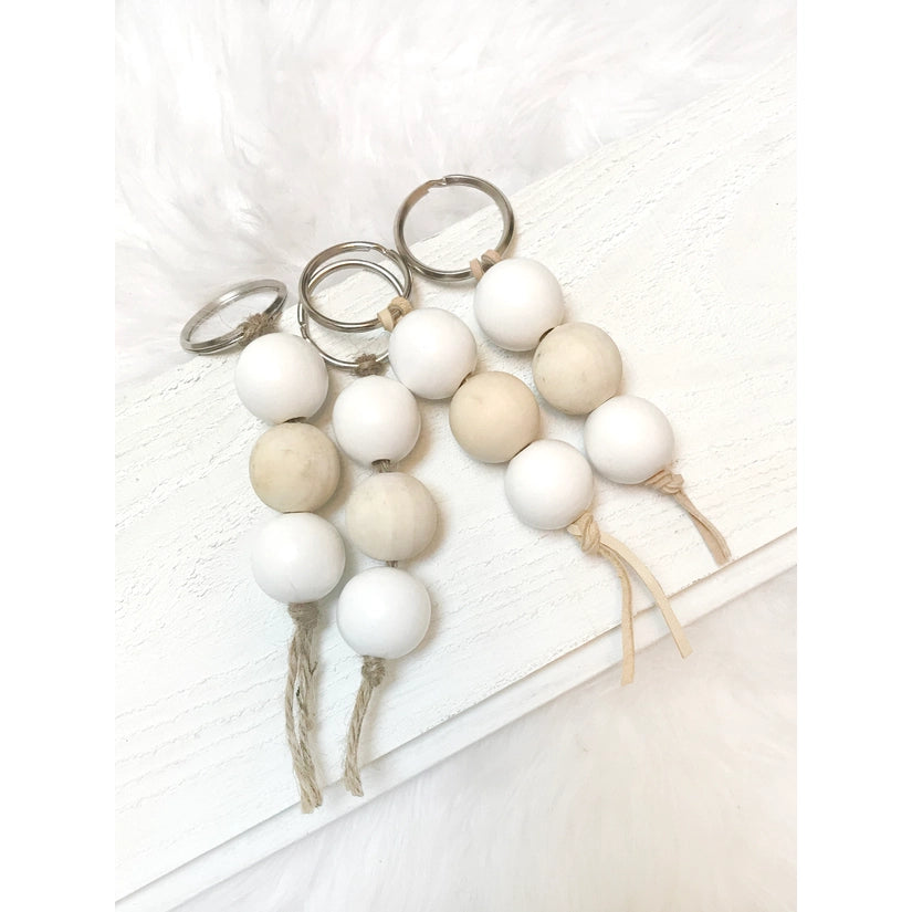 Boho Beaded Keychain