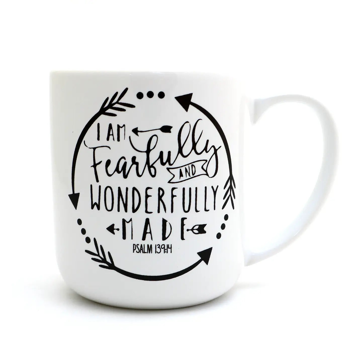 Wonderfully Made, Psalm 139:14 Mug