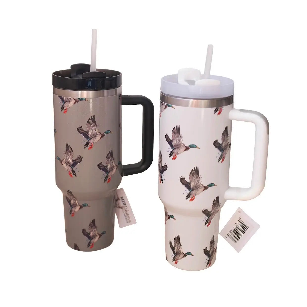 Green Duck Tumbler with Handle