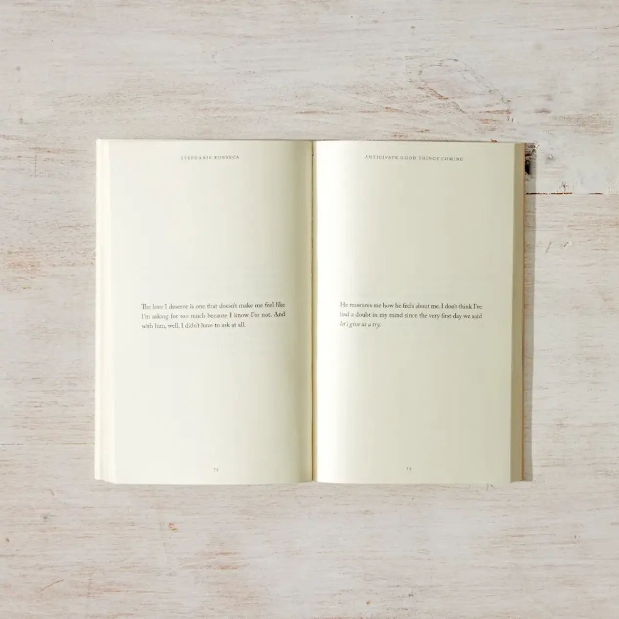 Anticipate Good Things Coming - Book