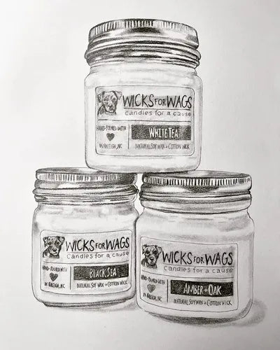 Wicks for Wags Candles - Candles For A Cause