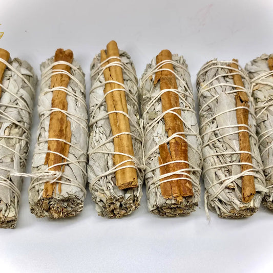 Cinnamon with White Sage Bundle