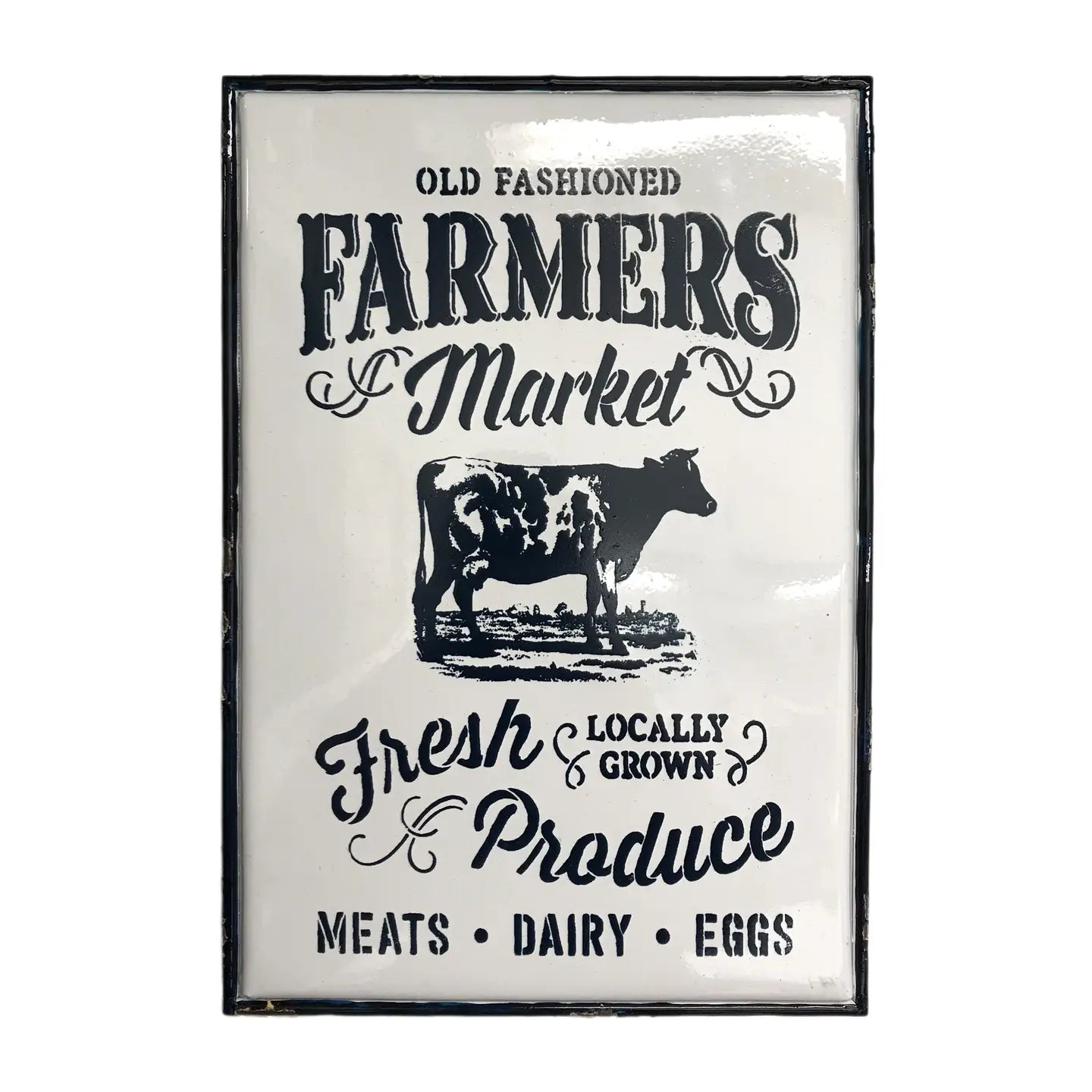 Farmers Market Metal Wall Sign