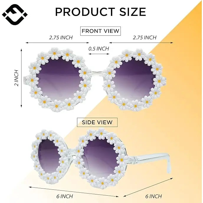 Kids Sunglasses - Daisy Flower
