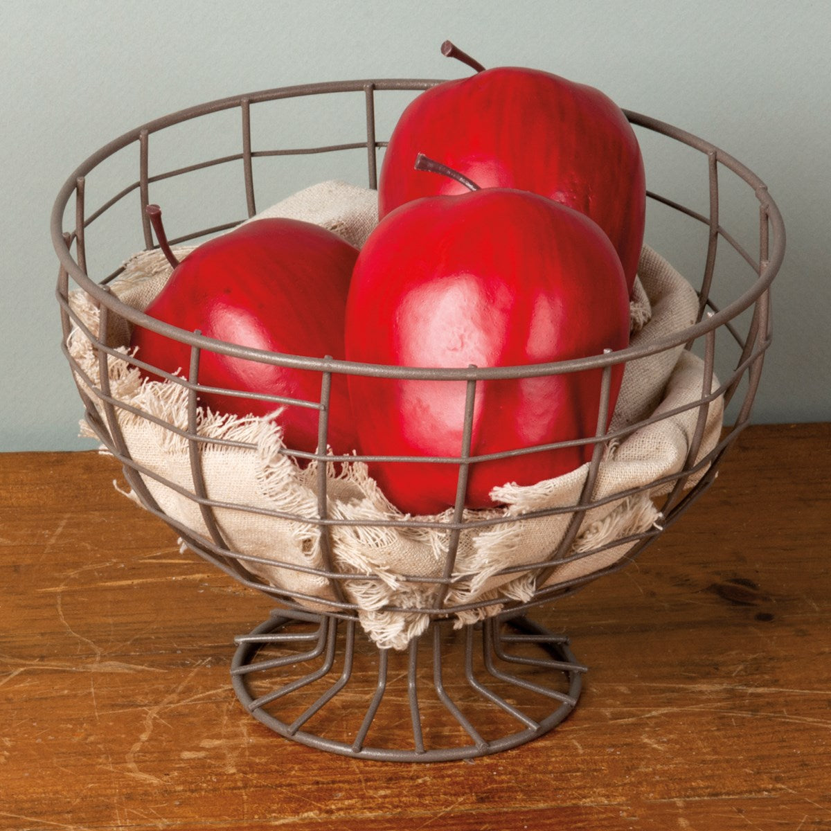 Wire Basket - Round Pedestal