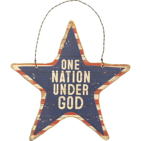 One Nation Under God - Hanging Ornament