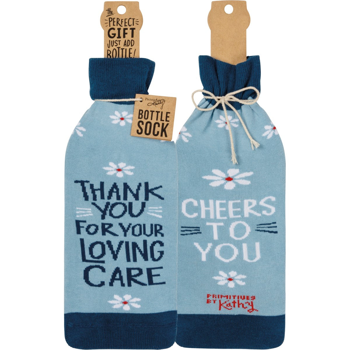 Thank You Cheers To You Bottle Sock