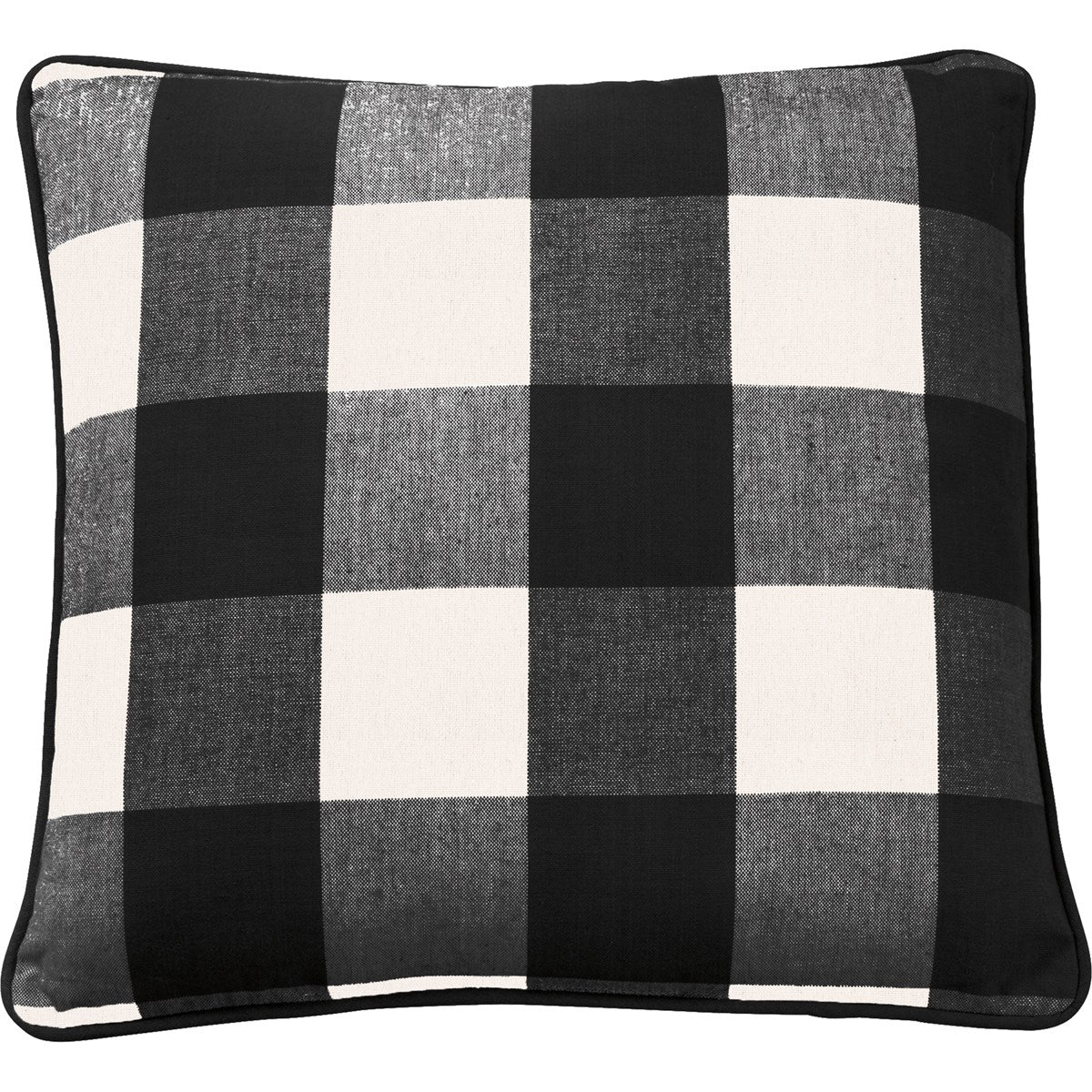 Black Buffalo Check Pillow