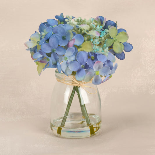Blue Hydrangea Vase
