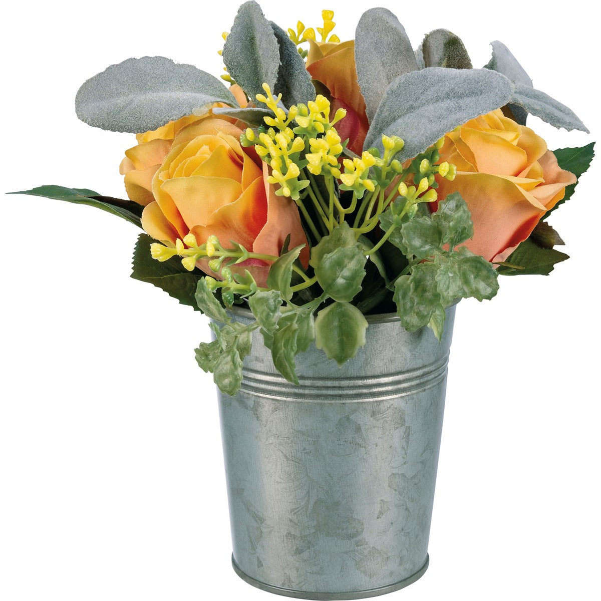 Orange Roses - Planter