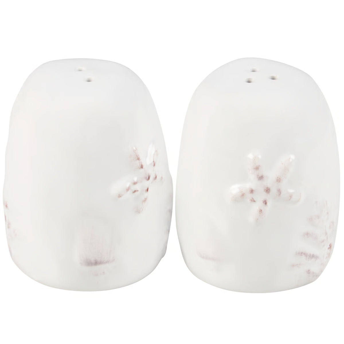 Embossed Beach Salt and Pepper Shakers
