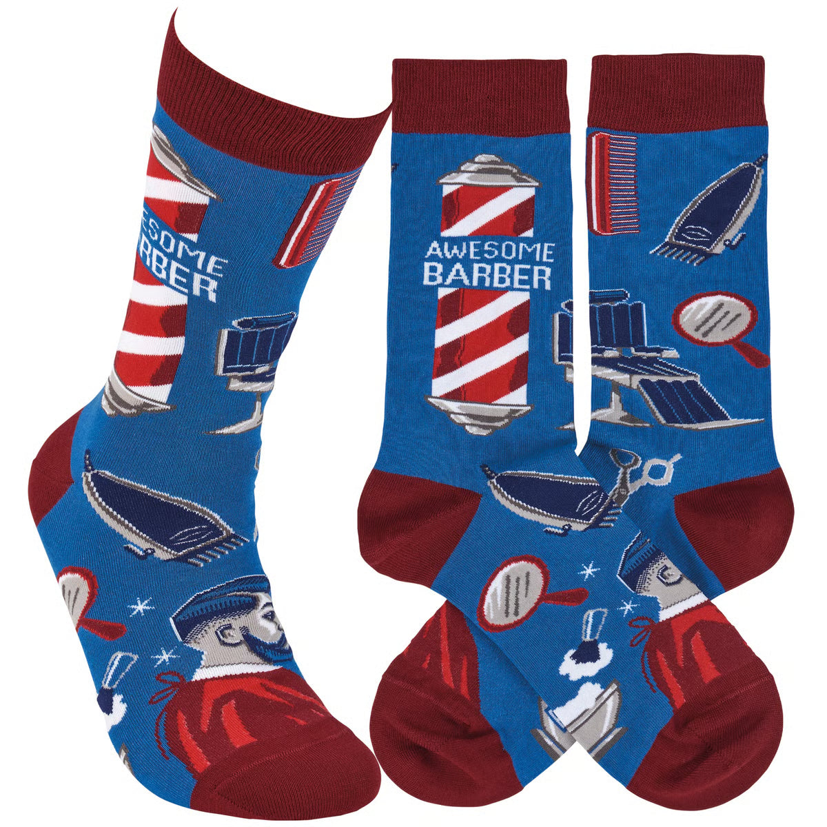 Awesome Barber Socks