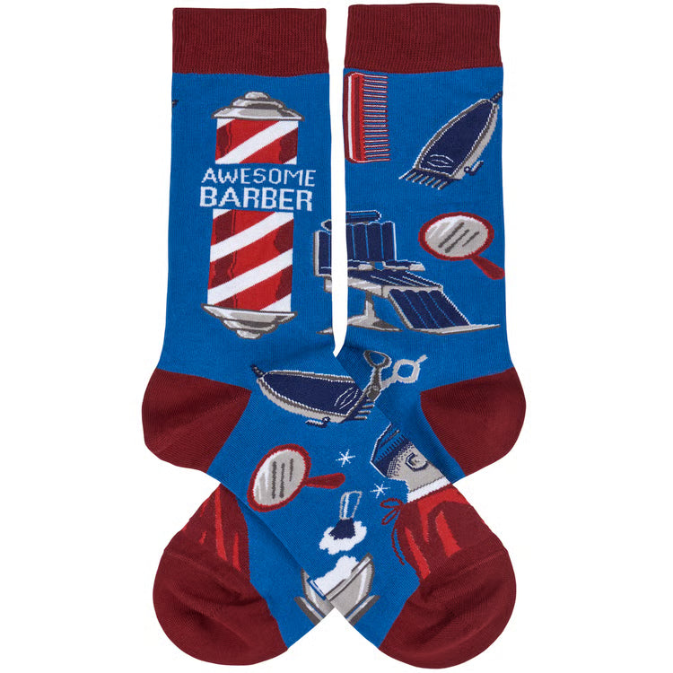 Awesome Barber Socks