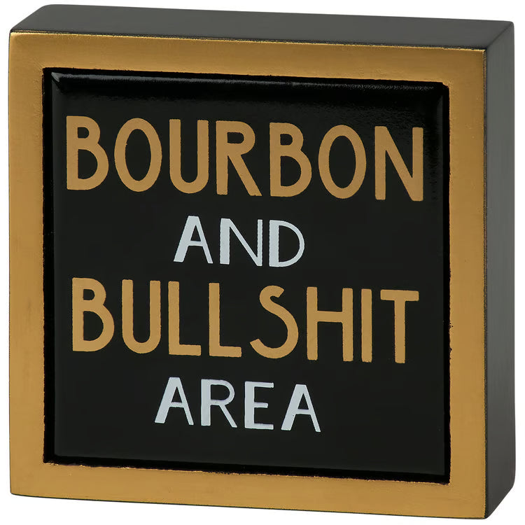 Bourbon Area Box Sign Mini
