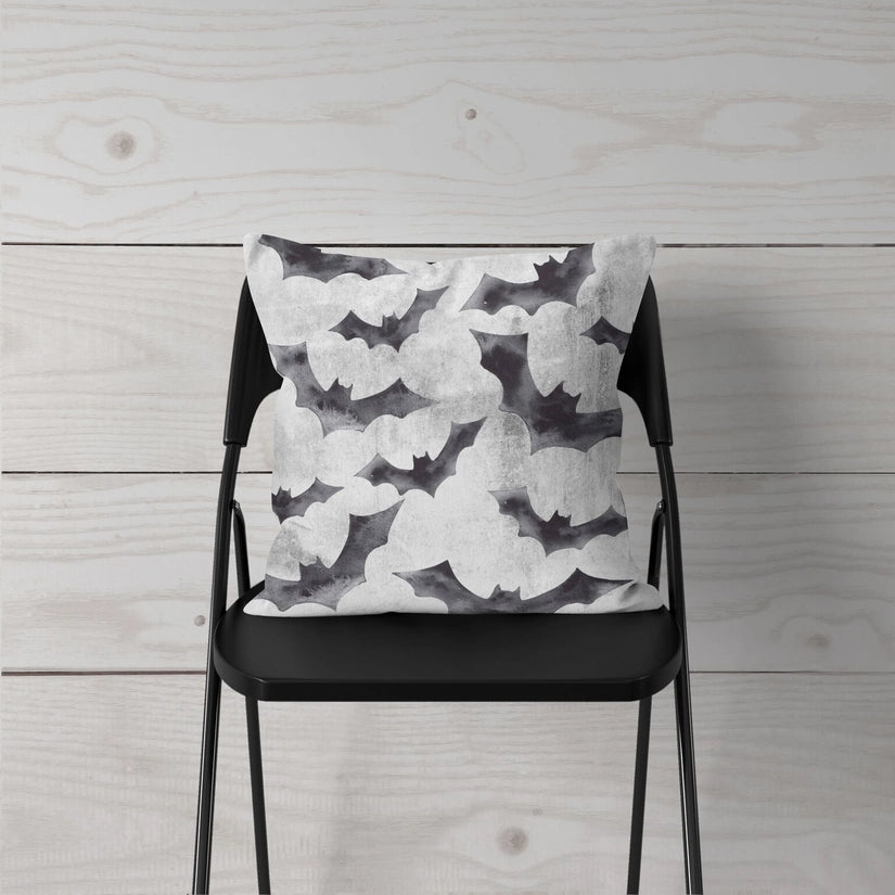 Halloween Black Bats Pillow