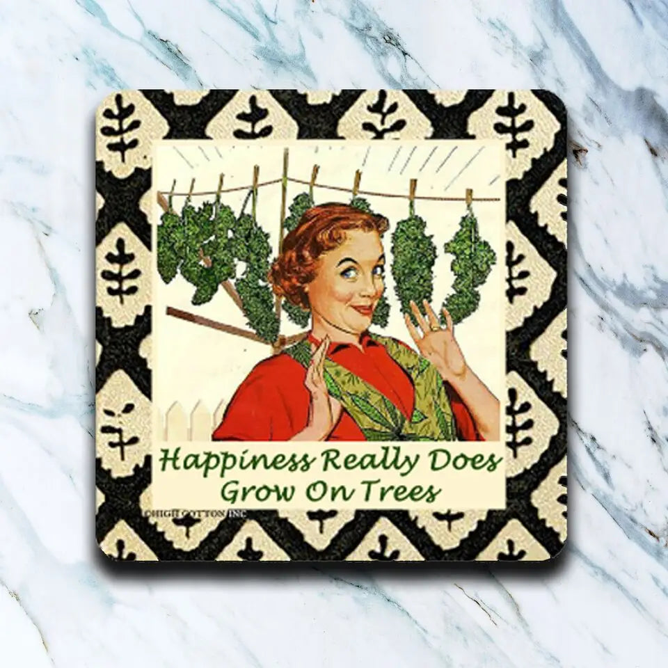 Happiness Grows On Trees Coaster