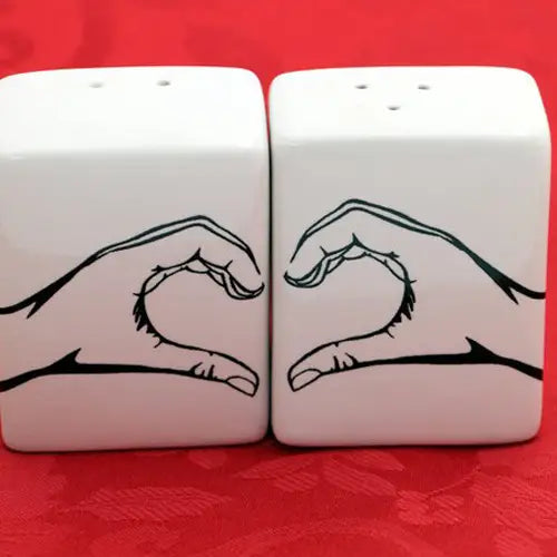 Hand Heart Salt and Pepper Set