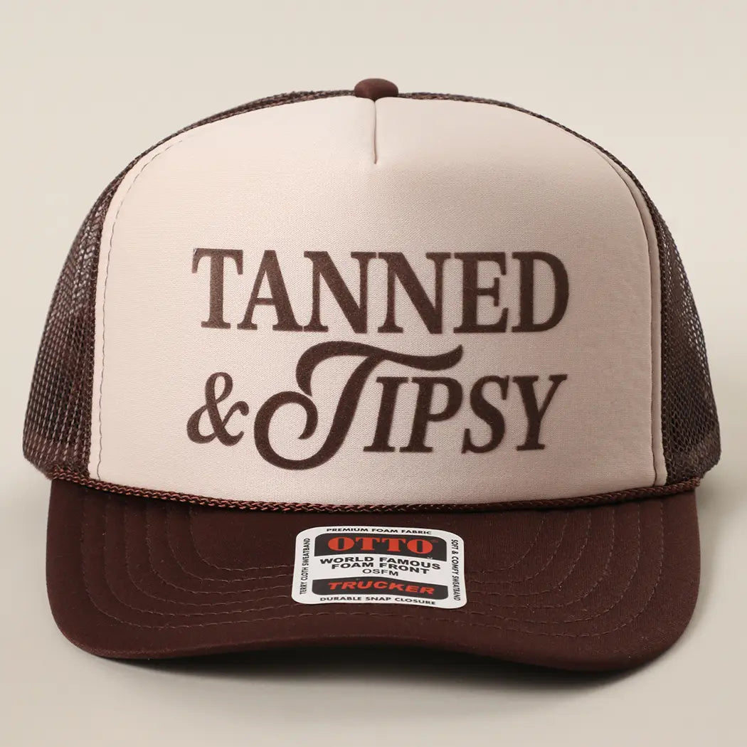 Tanned & Tipsy Foam Trucker Hat