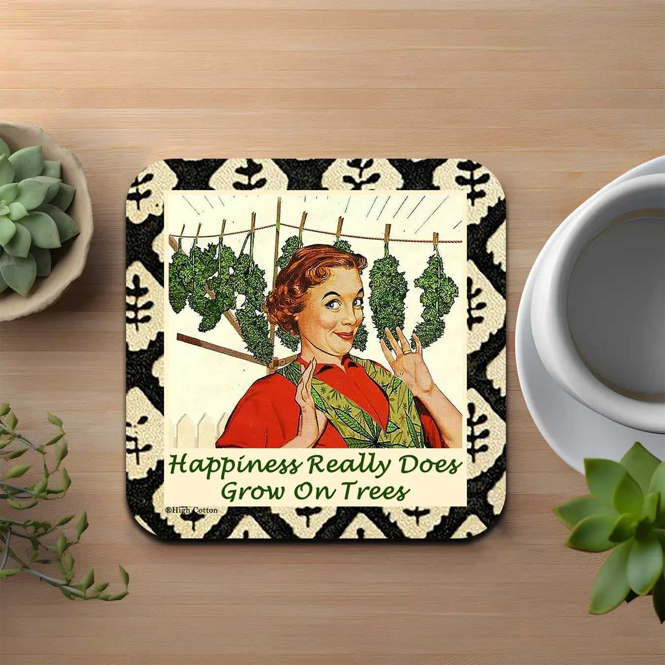 Happiness Grows On Trees Coaster