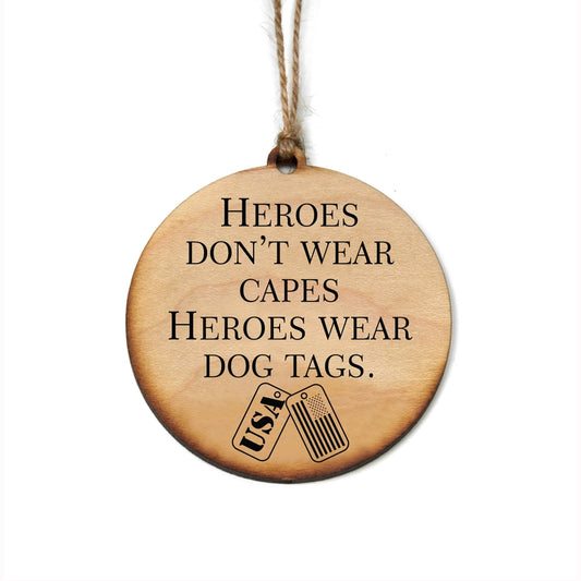 Dog Tags Military Ornament