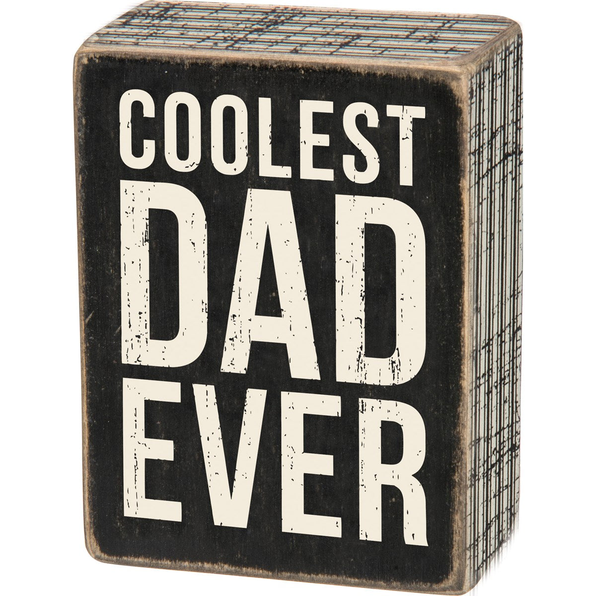 Coolest Dad Box Sign