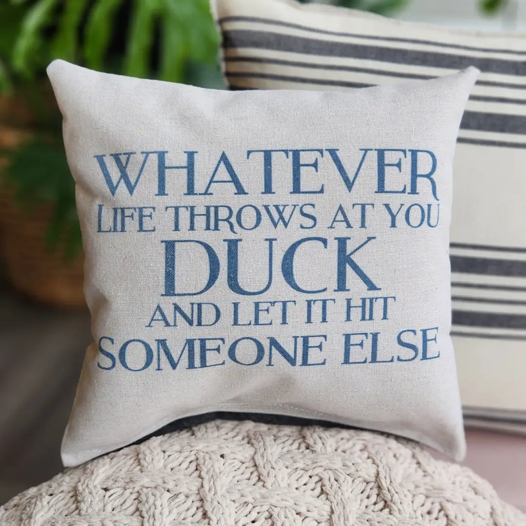 Wit & Wisdom Tiny Pillow- Whatever Life Throws
