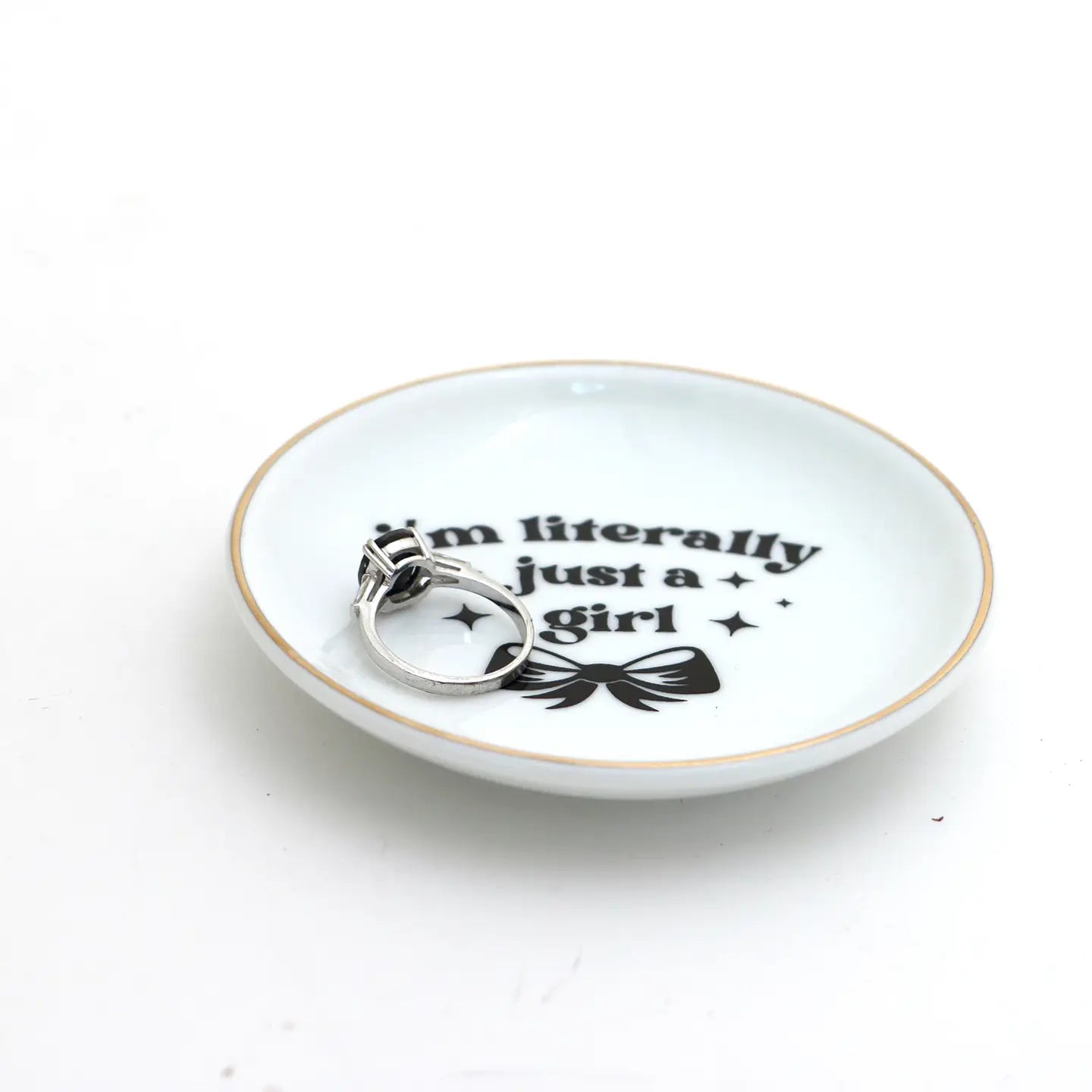 Literally Just A Girl Ring Dish