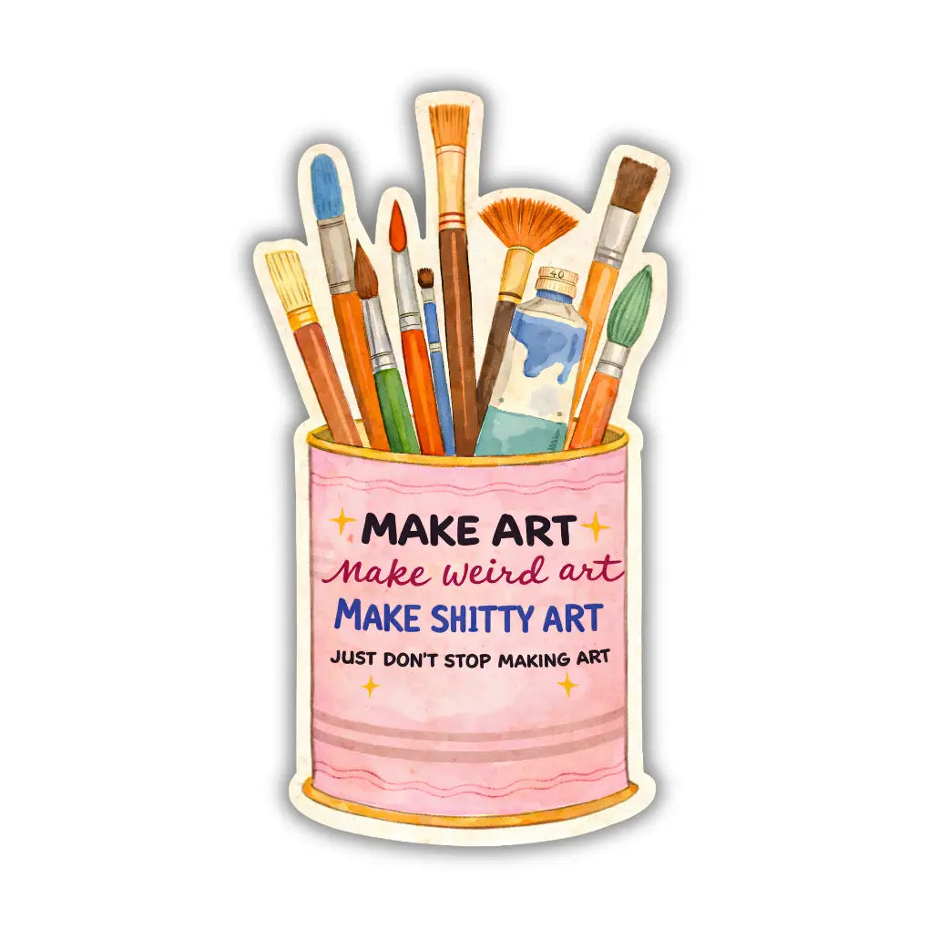 Make Art Sticker