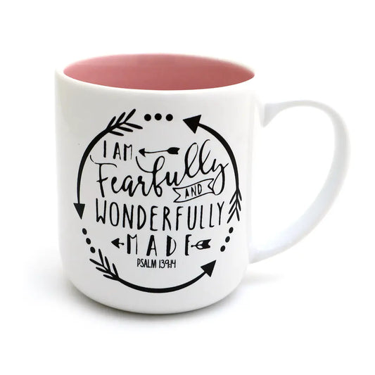 Wonderfully Made, Psalm 139:14 Mug
