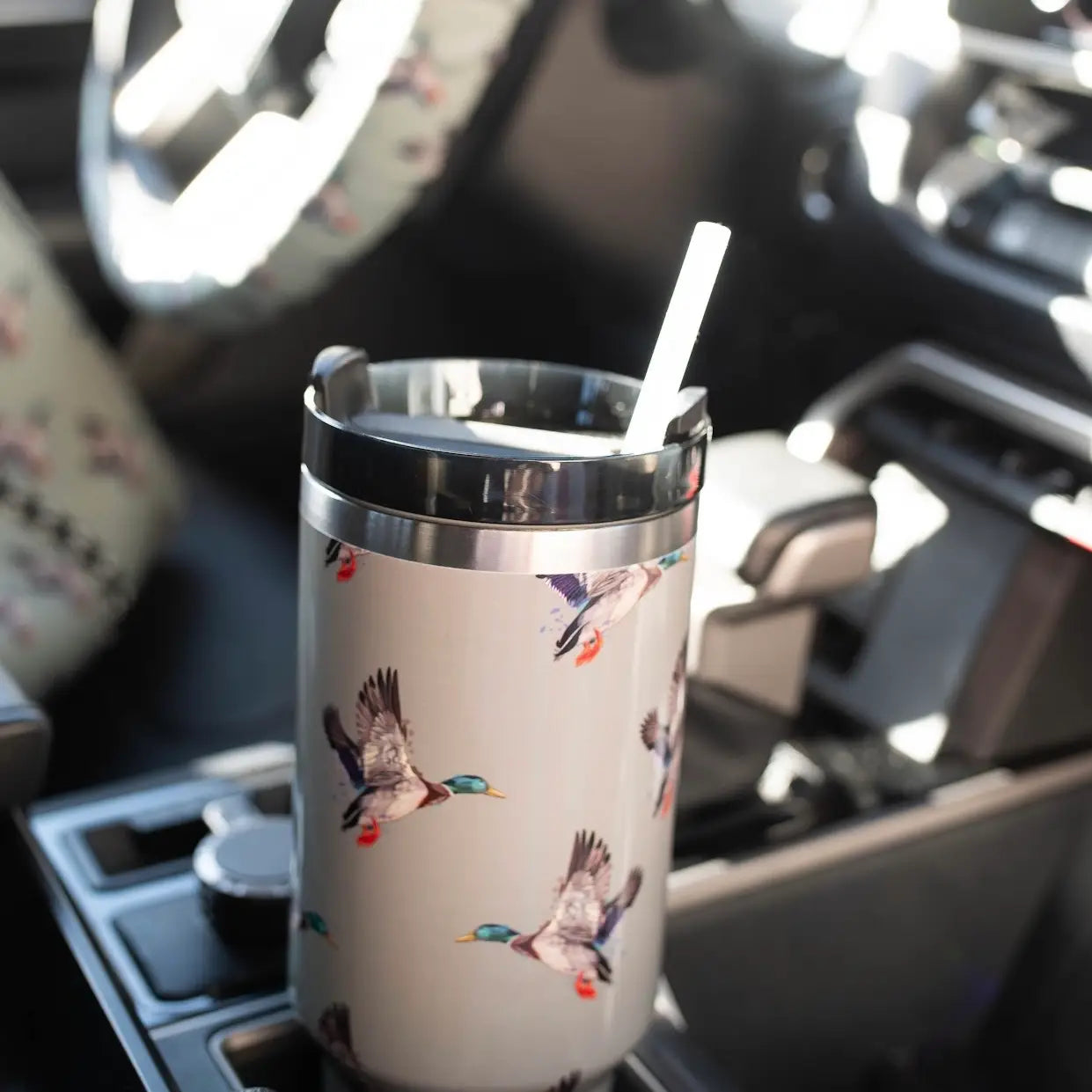 Green Duck Tumbler with Handle
