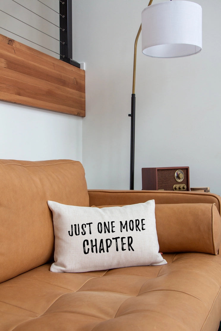 Just One More Chapter, Book Lover Pillow