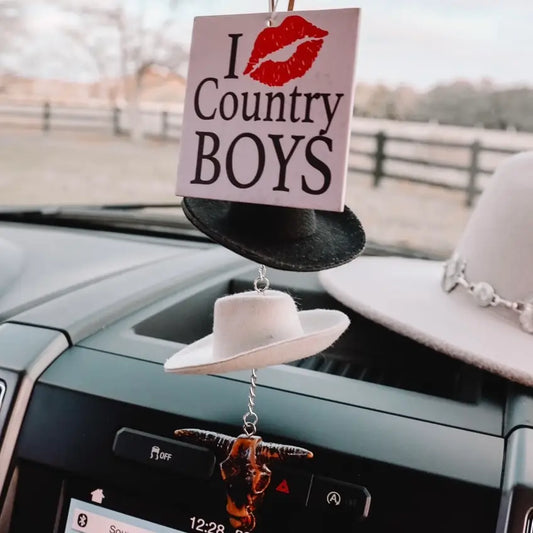 I Love Country Boys Air Freshener