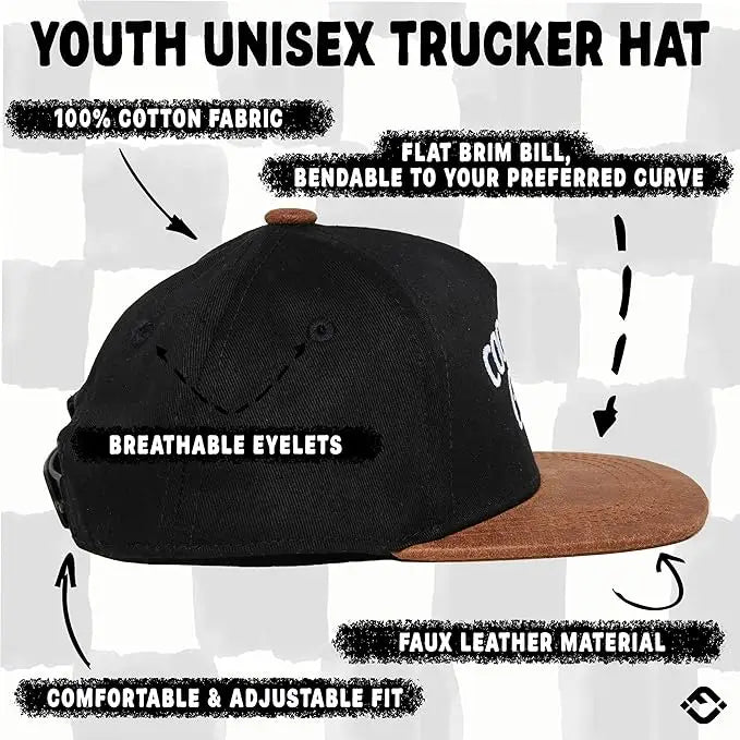 Cool Kids Club Flat Brim Trucker Hat