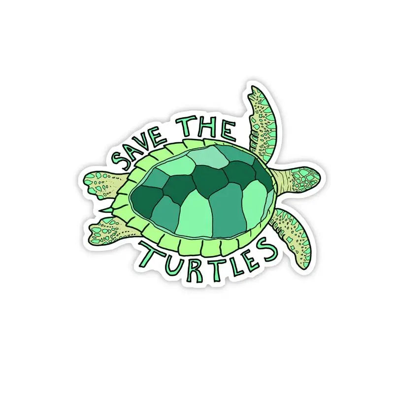 Save The Turtles Sticker