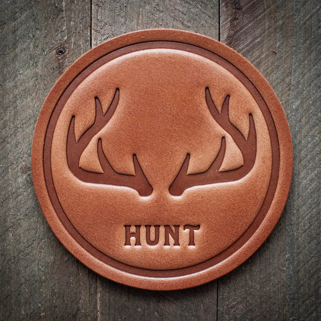 Hunt Leather Coaster
