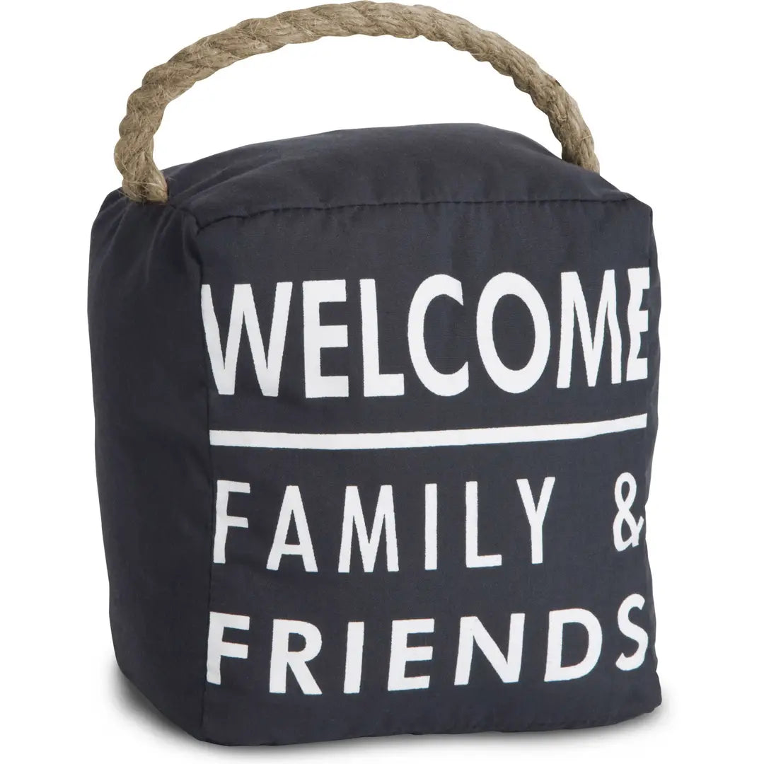 Door Stopper - Welcome Family & Friends