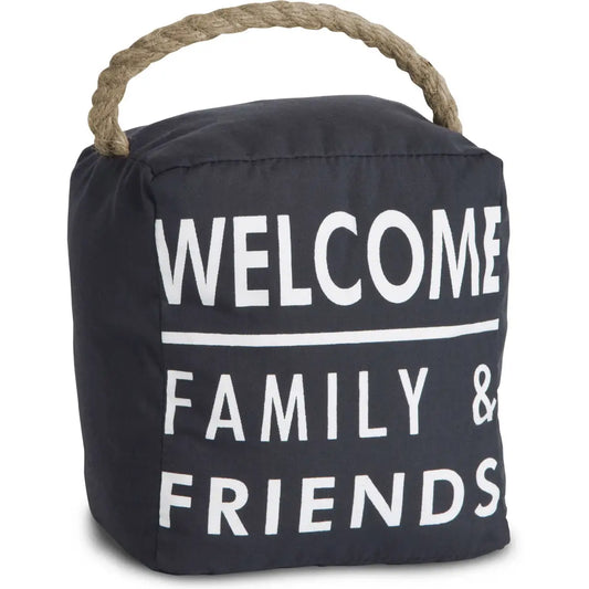 Door Stopper - Welcome Family & Friends