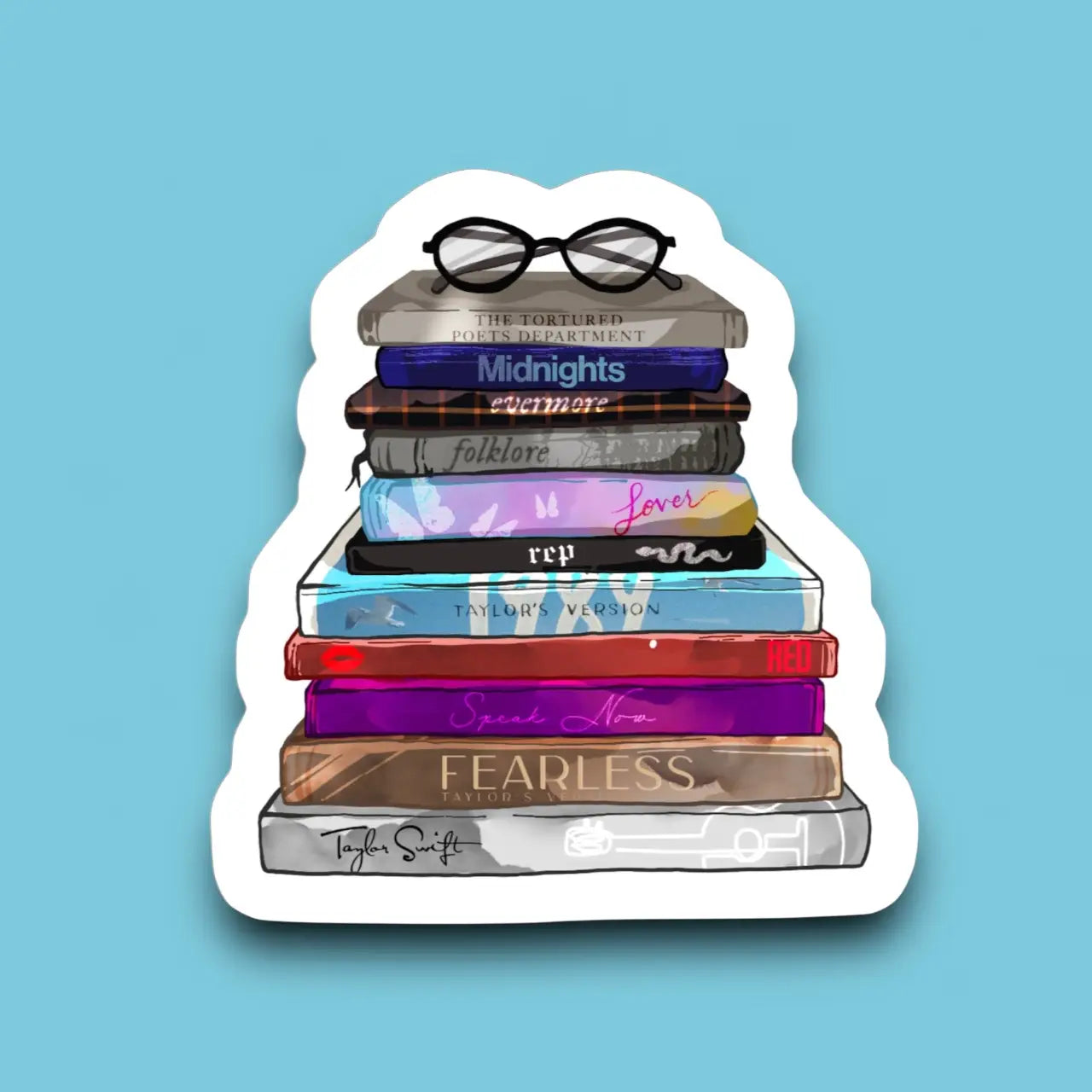 Ts Album As Books Sticker