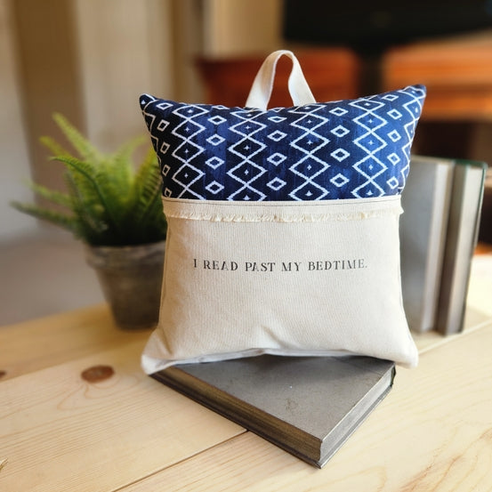 I Read Past My Bedtime Reading Pillow