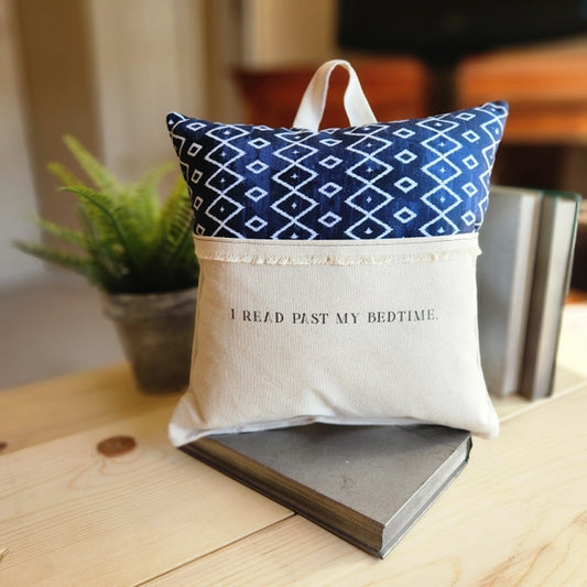 I Read Past My Bedtime Reading Pillow