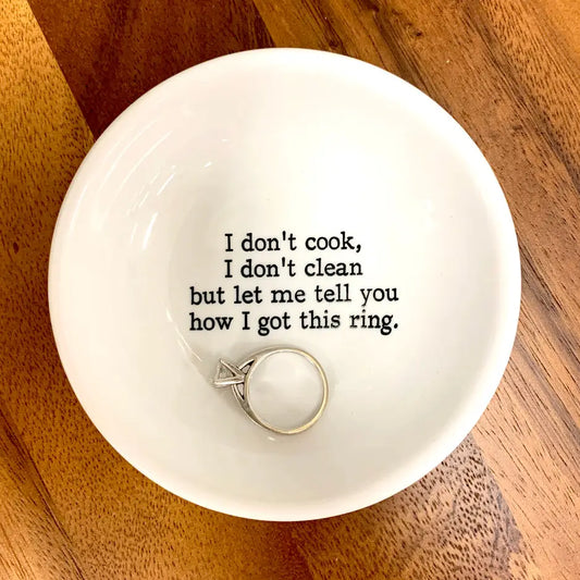 I Don't Cook, I Don't Clean Trinket Dish