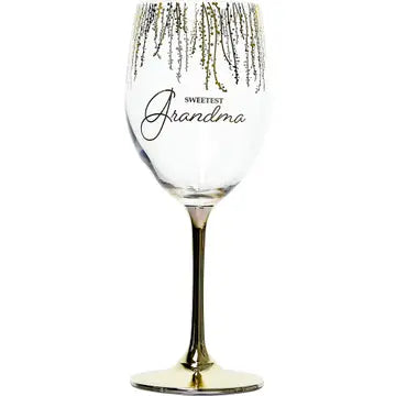 Grandma - Gift Boxed 19 oz Crystal Wine Glass